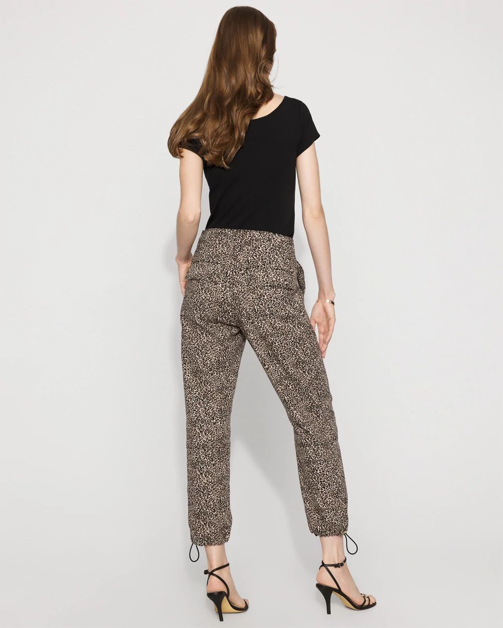 High-Rise Pret Leopard Relaxed Ankle Pant