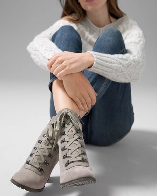 Mid-Heel Combat Boot