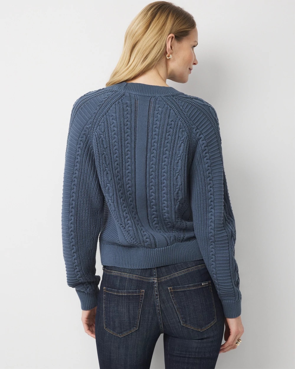 Braided Cable Knit Sweater