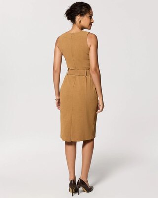 Belted Sheath Dress click to view larger image.