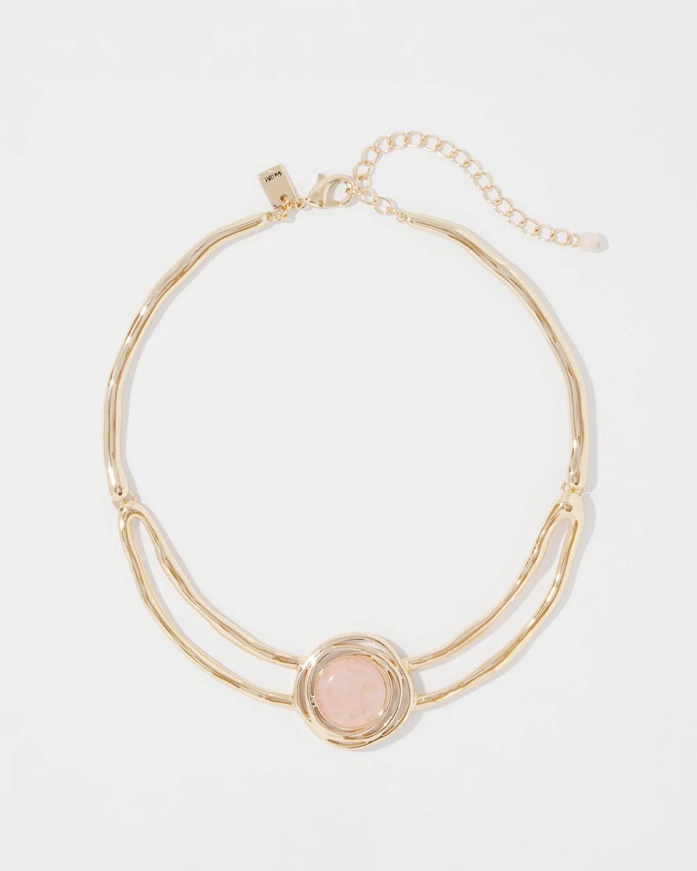 Rose Quartz Collar Necklace click to view larger image.