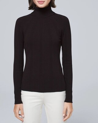 Modern Ribbed Turtleneck Sweater