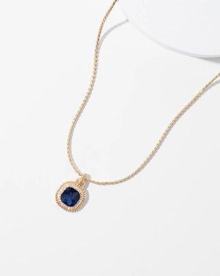 Blue Crystal Pendant