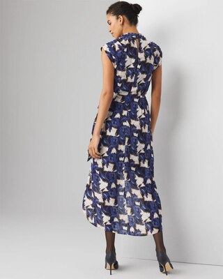 Draped Midi Dress click to view larger image.