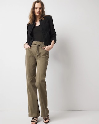 Petite Eyelet Jacket click to view larger image.