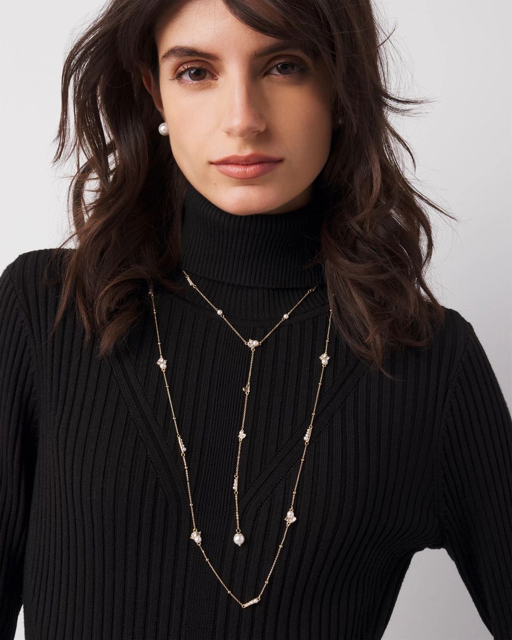 Mixed Media Convertible Y Necklace