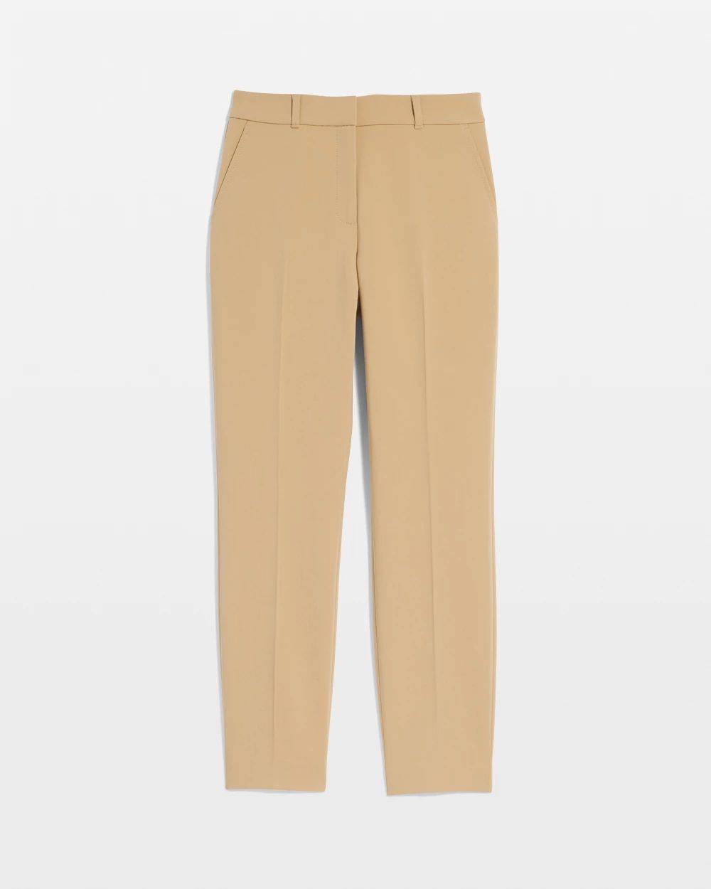 WHBM® Elle Slim Ankle Luxe Double Weave Pants