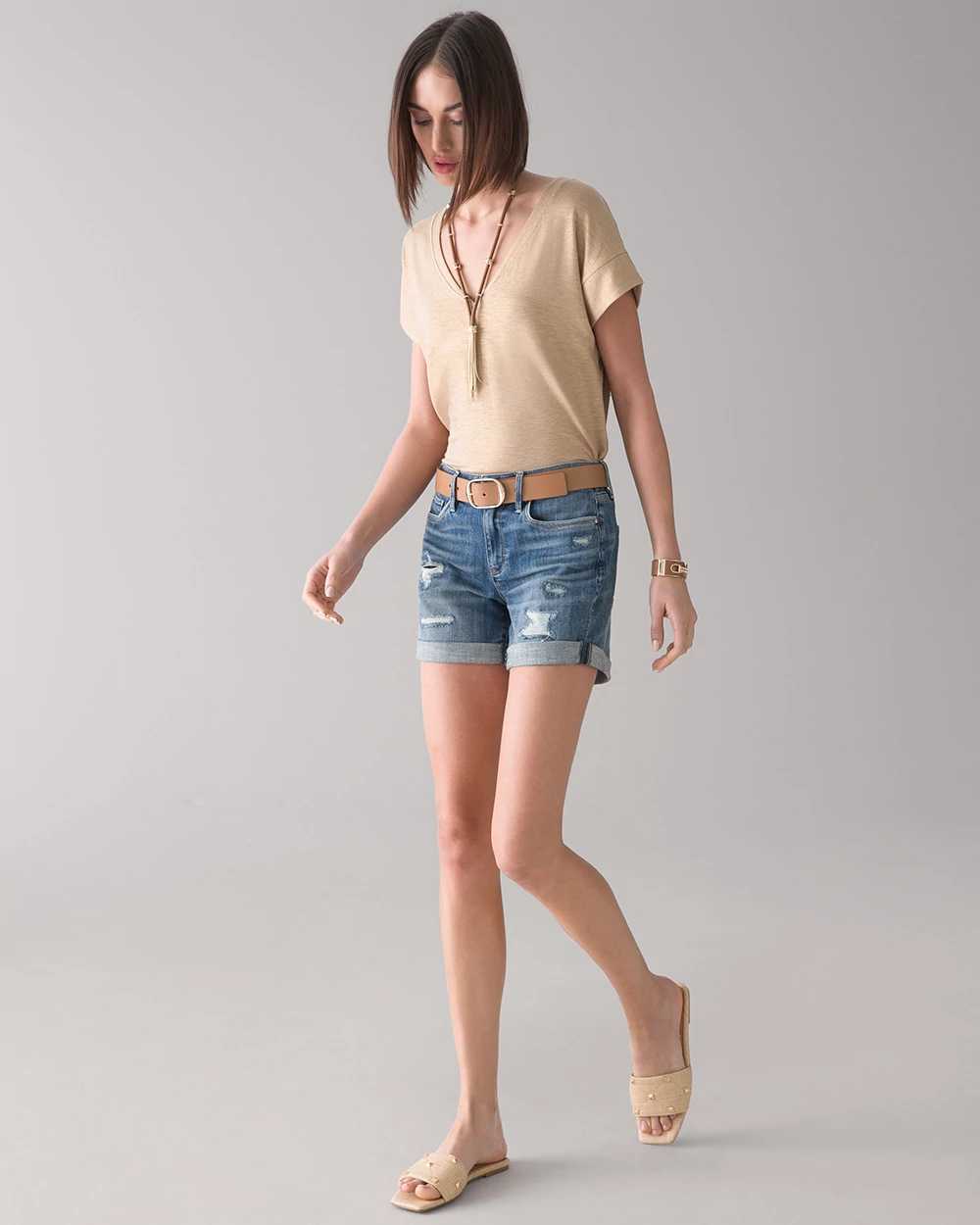 5 inch jean shorts 2025