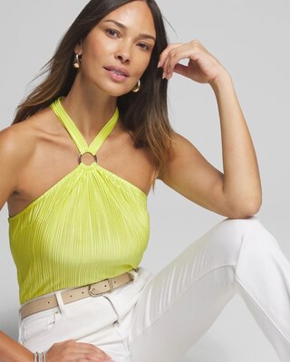 Outlet WHBM Crinkle Halter