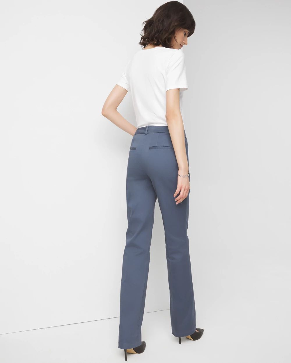 WHBM® Ines Slim Bootcut Bolina Pant click to view larger image.