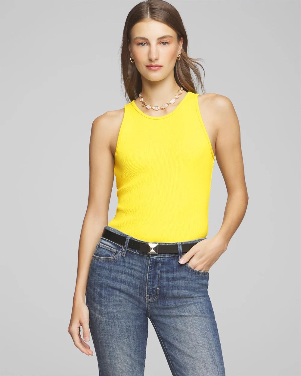 WHBM FORME™ Ribbed Stretch Tank