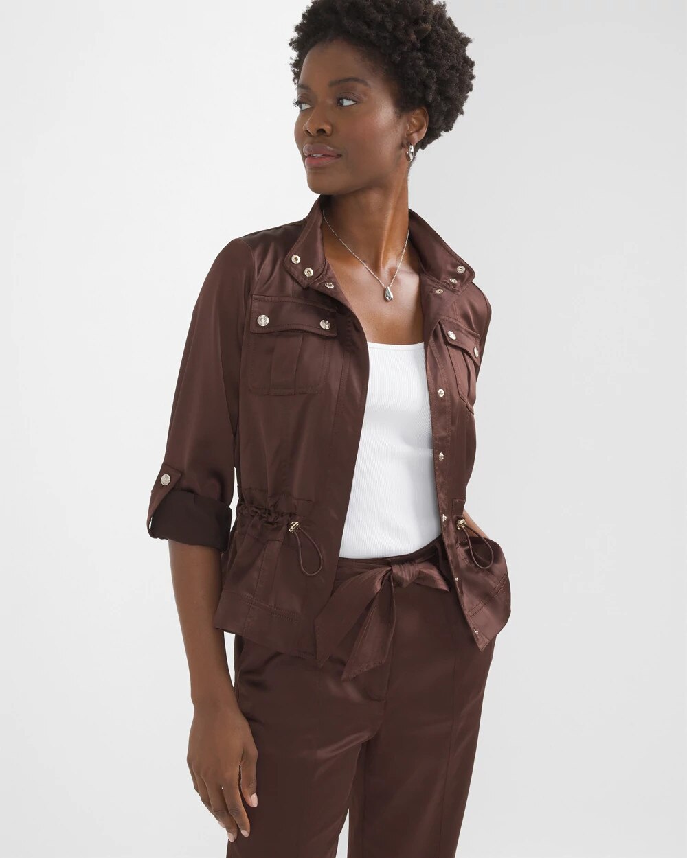 Cinched Utility Jacket - image 1