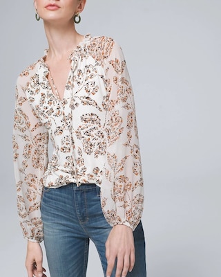 Matte Jersey Constellation Print Top
