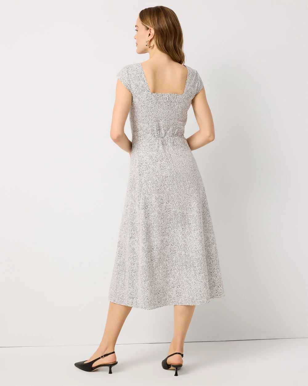 Poplin Midi Dress