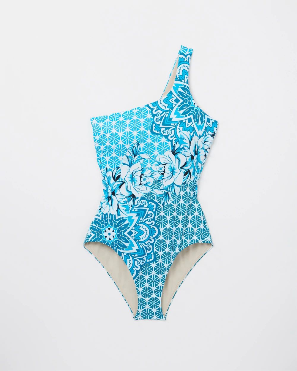 Printed One-Piece Swimsuit