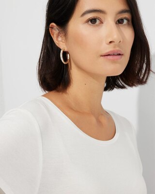 Outlet WHBM Crew-Neck Foundation Tee