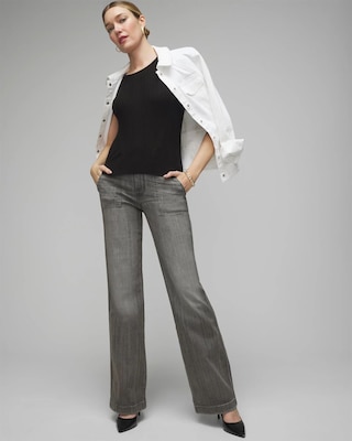 Extra High-Rise Everyday Soft Novelty Waistband Trouser