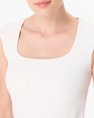 WHBM FORME™ All Ways Stretch Square Neck Top click to view larger image.