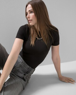 WHBM® FORME Crewneck Bodysuit