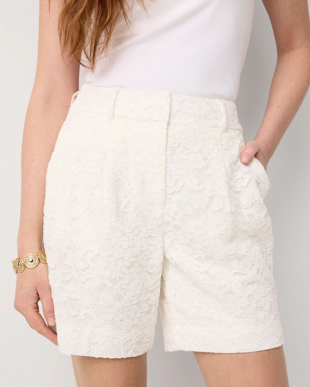 Lace Tailored Short