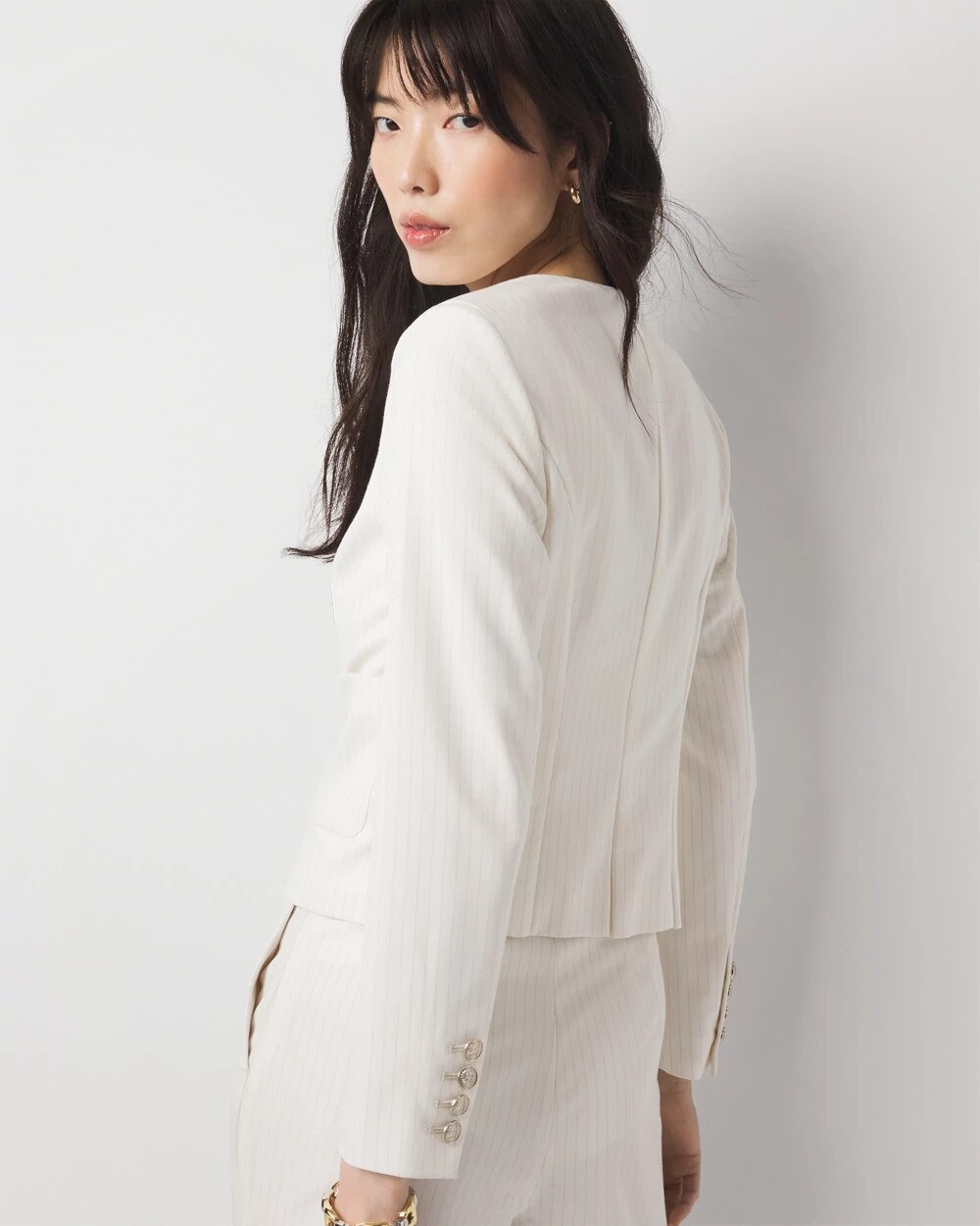 Pinstriped Lady Jacket - image 4