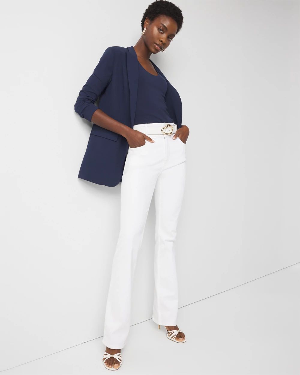 WHBMFORME™ All Ways Stretch Scoop Neck Shell click to view larger image.