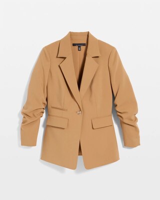 Ruched Sleeve Blazer click to view larger image.