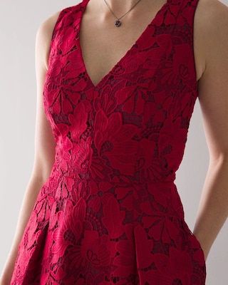 Lace Fit & Flare Dress