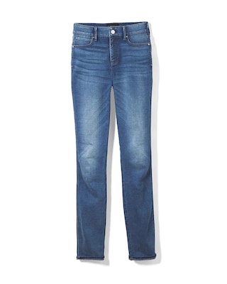 High-Rise Cashmere Denim Skinny Jeans