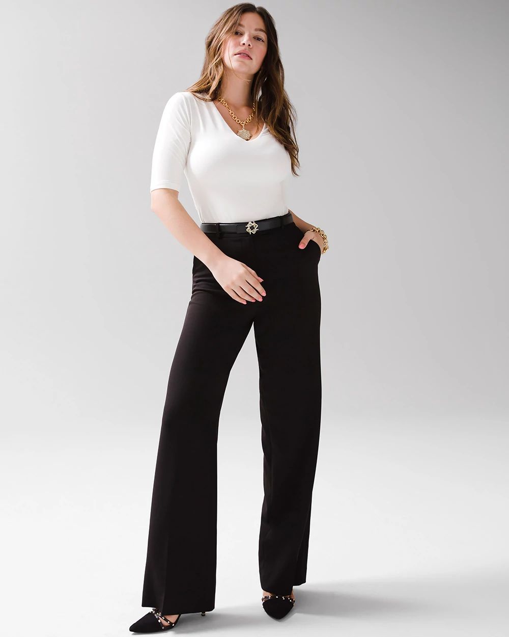 WHBM® Luna Wide Leg Trousers