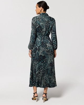 Petite Long Sleeve Maxi Shirt Dress click to view larger image.