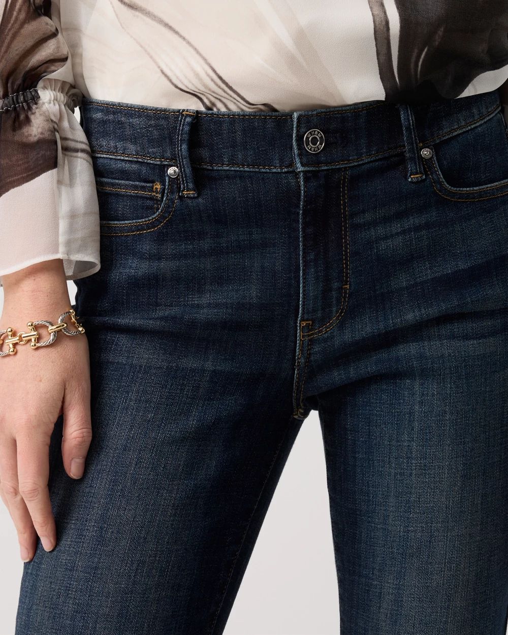 Petite Mid-Rise Bootcut Jeans