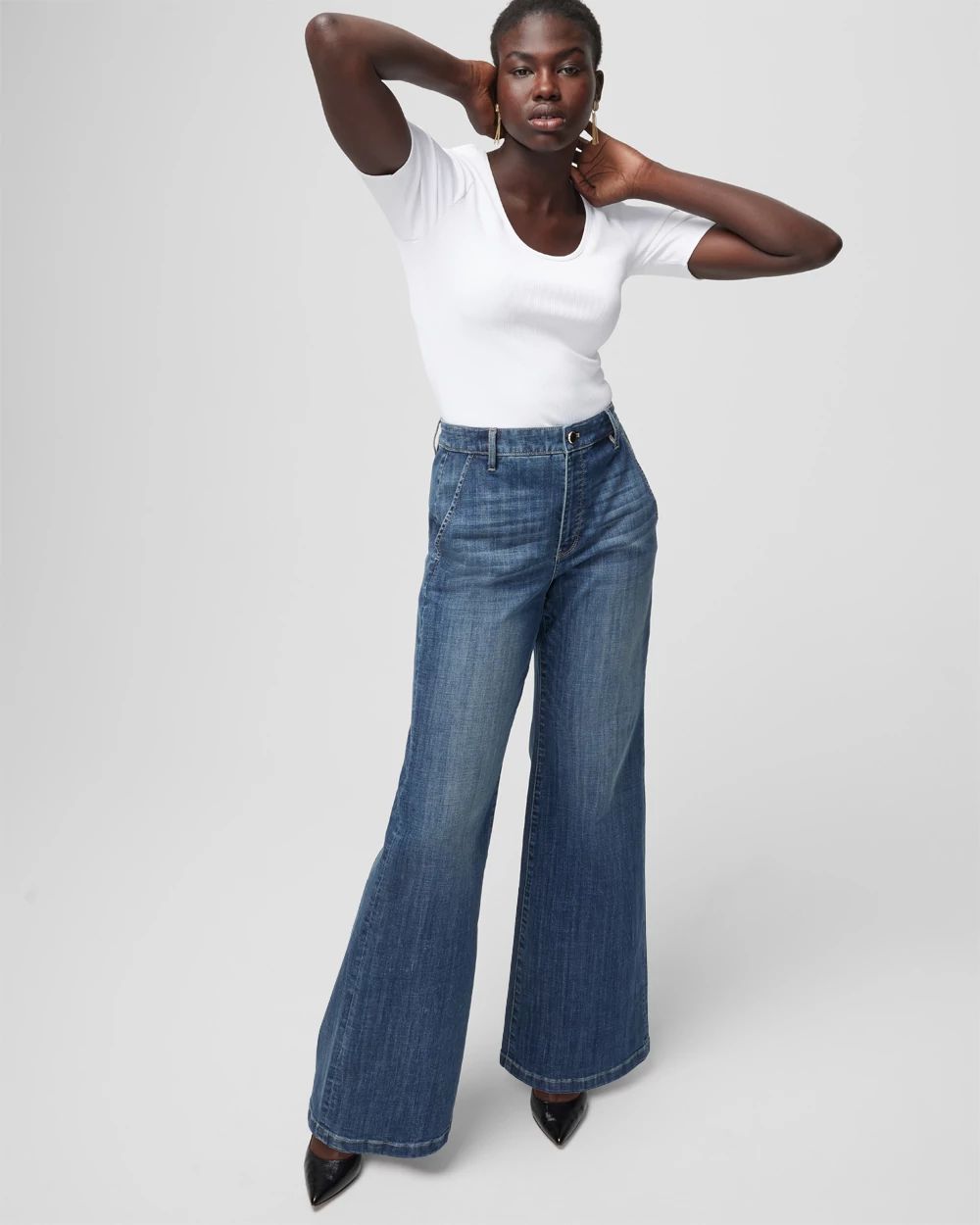 Curvy Extra High-Rise Everyday Soft Denim™ Wide Leg Jeans