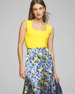 WHBM® FORME Square-Neck Top