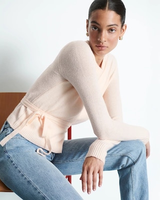 Two-in-One Wrap Cardigan click to view larger image.