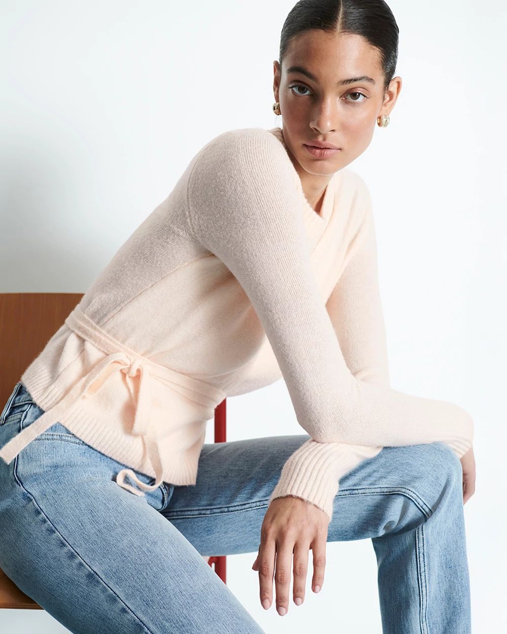 Two-in-One Wrap Cardigan click to view larger image.