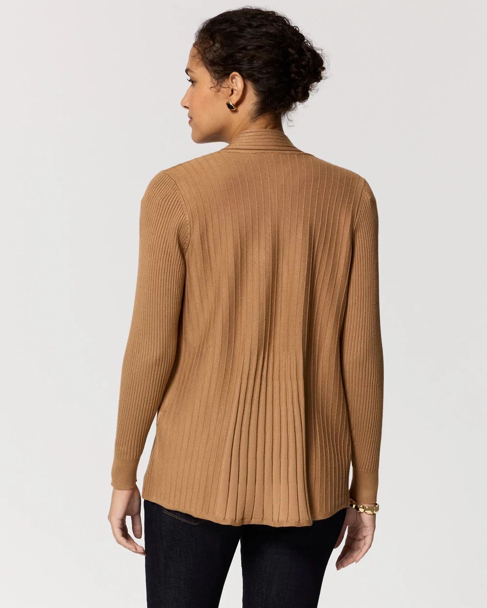 Ribbed Long Sleeve Coverup click to view larger image.
