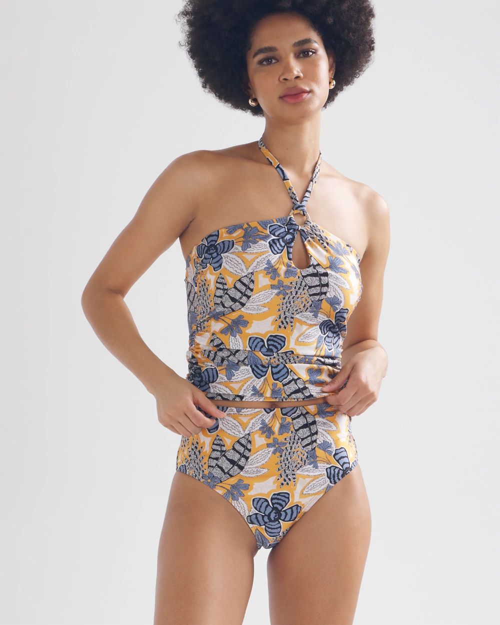 High-Waisted Swim Bottom