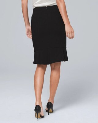 Body Perfecting Flounce Pencil Skirt
