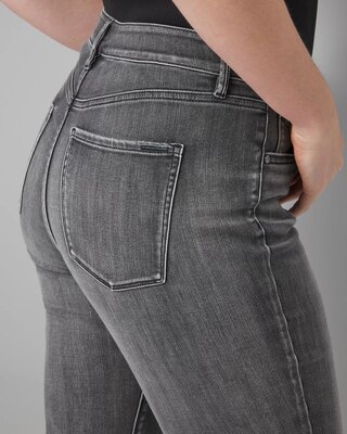 High Rise Byna Slim Jean with Slits click to view larger image.