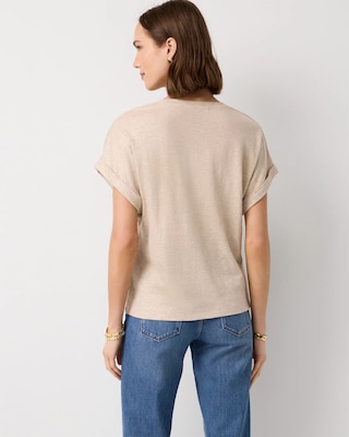 V-neck Short Sleeve Tee click to view larger image.