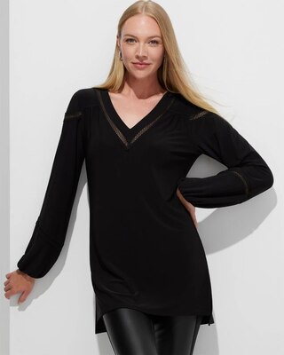 Outlet WHBM Lace Trim Tunic