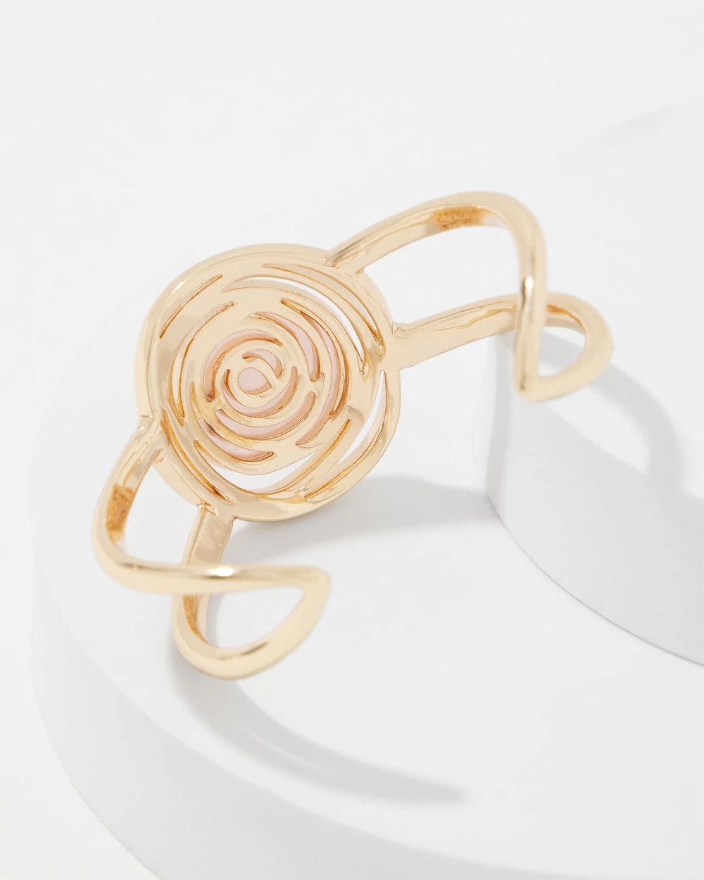 Rose Quartz Cuff Bracelet