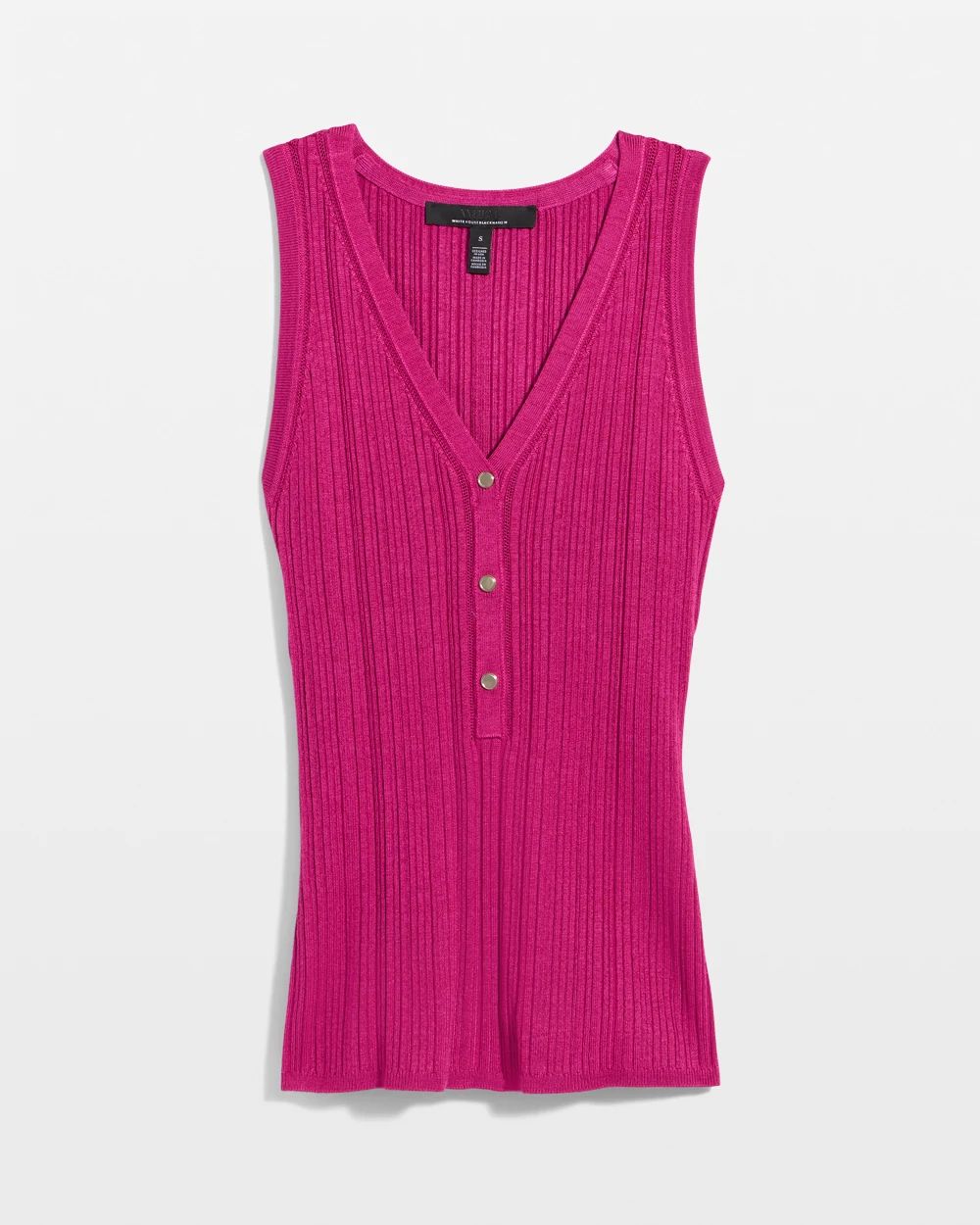 Henley Sweater Tank click to view larger image.