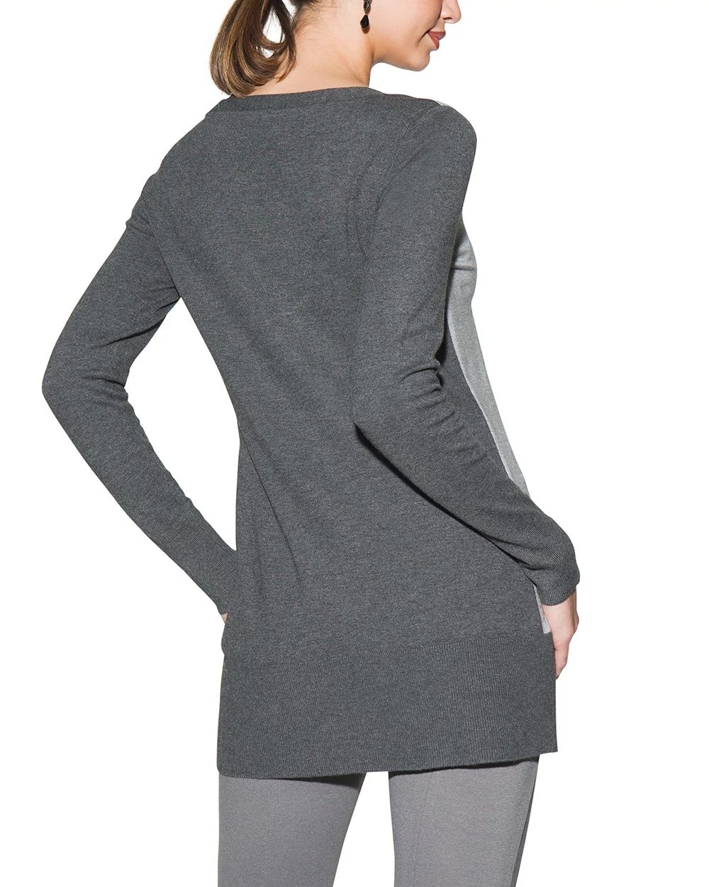 Outlet WHBM Bold Block V-Neck Tunic