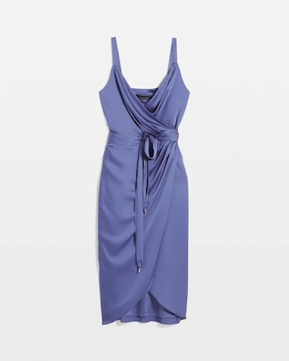 Drape Front Wrap Dress click to view larger image.