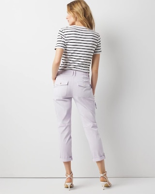 Mid-Rise Pret-A-Pedi Straight Cropped Pants click to view larger image.