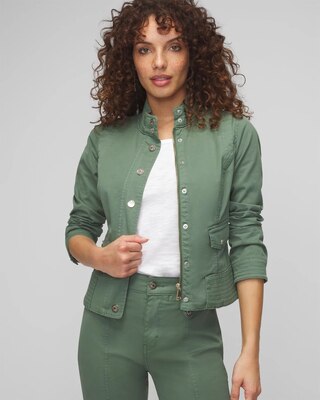 Pret Lace-Up Back Casual Jacket