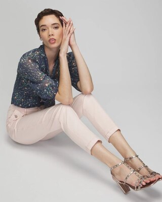 High-Rise Pret-A-Jet Slim Ankle Pants click to view larger image.
