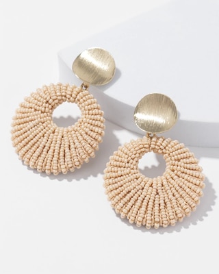 Beaded Statement Earrings